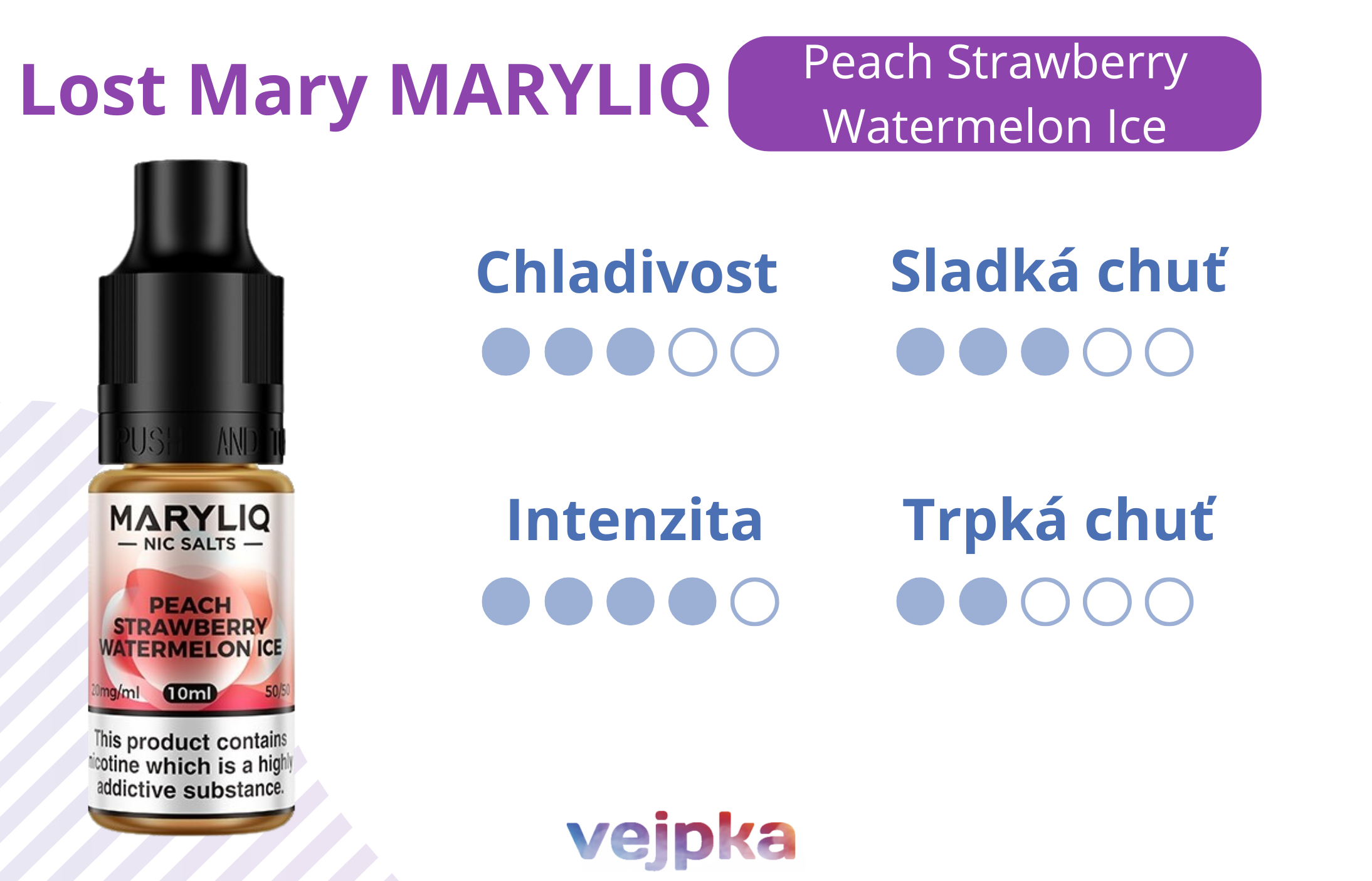 MARYLIQ PEACH STRAWBERRY WATERMELON ICE